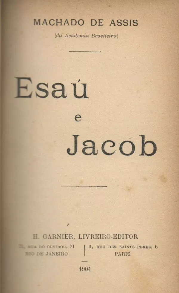 Capa de Esaú e Jacó