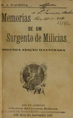 Capa de Memórias de um Sargento de Milícias
