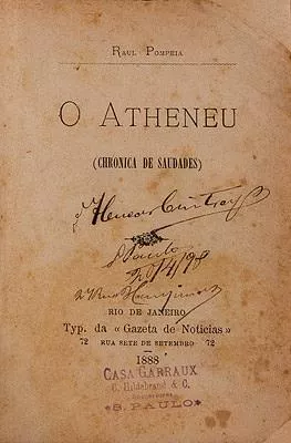 Capa de O Ateneu