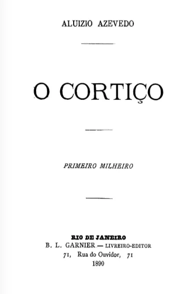 Capa de O Cortiço